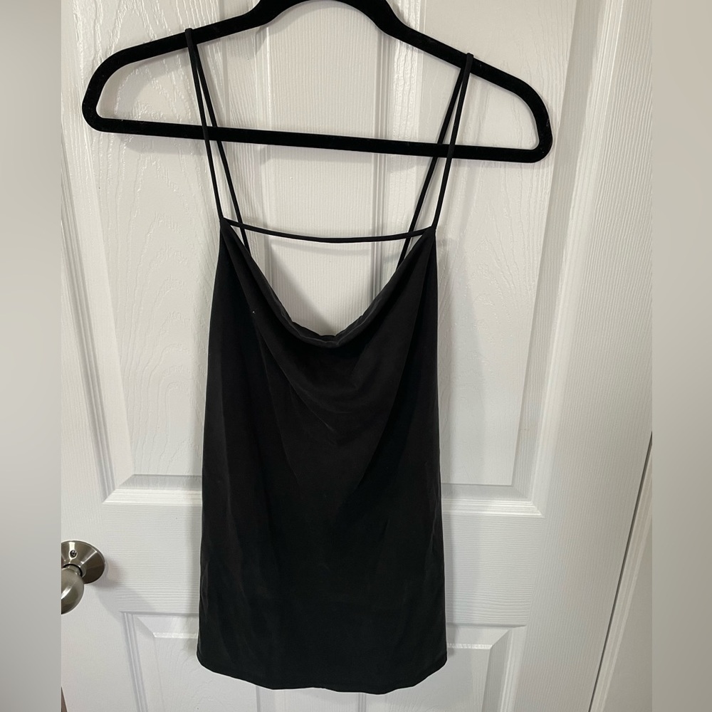 Black Strappy Tank